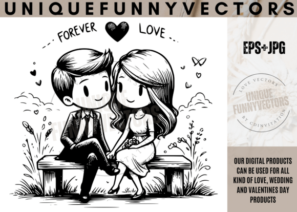 Bringing Romance to Life: Love and Wedding Illustrations 242