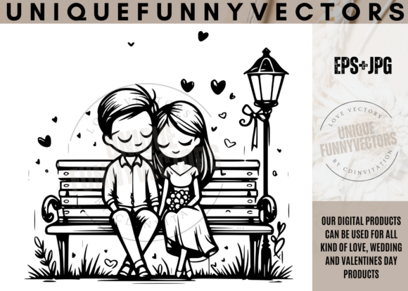 Charming Characters for Your Wedding and Love Designs