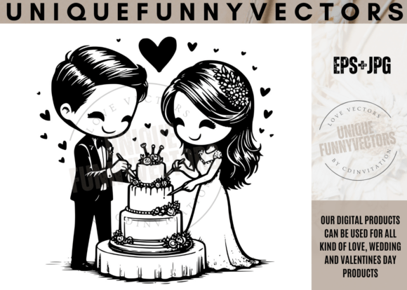 Love and Wedding SVG Vectors 427: Beyond Cute Designs