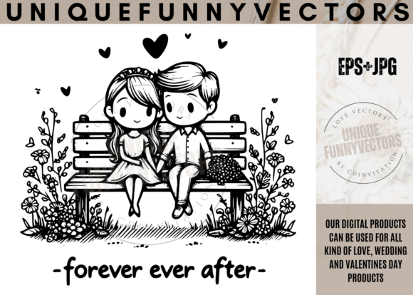 Love and Wedding Svg Vectors 509: A Designer's Guide to Charming Characters