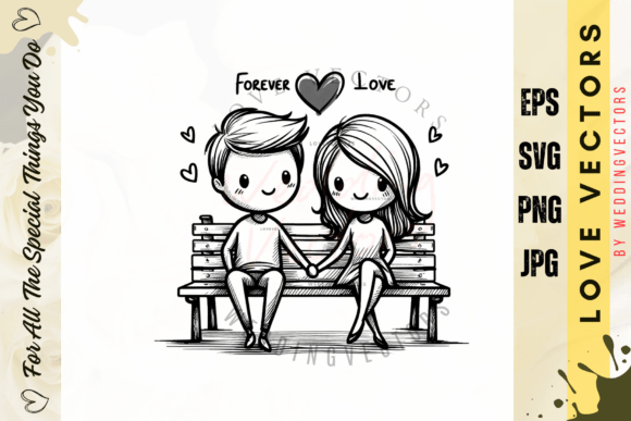 Wedding Couple and Love Vectors - C523: A Design Asset Review