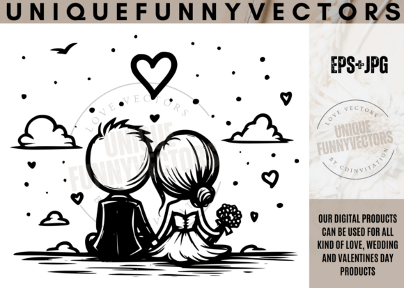 Wedding Couple SVG & Stick Vectors 350: Infusing Charm Into Every Design
